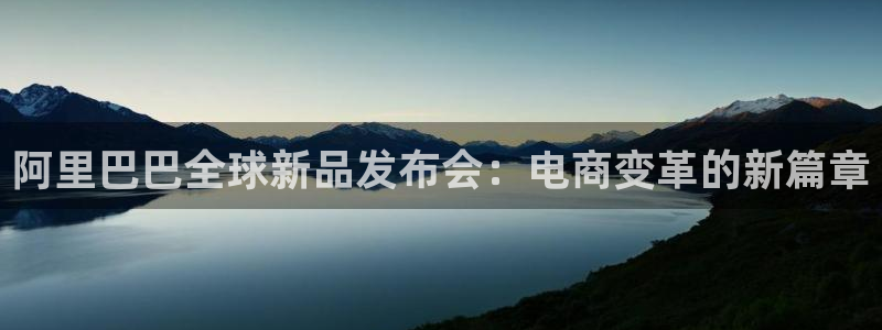星耀国际在线下载：阿里巴巴全球新品发布会：电商变革的新篇章