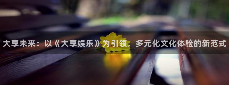 星耀国际,apk.1：大享未来：以《大享娱乐》为引领，多元化文化体验的新范式